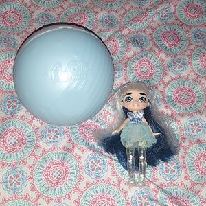 Hairmazing Small Doll with LOL blue and white ball.